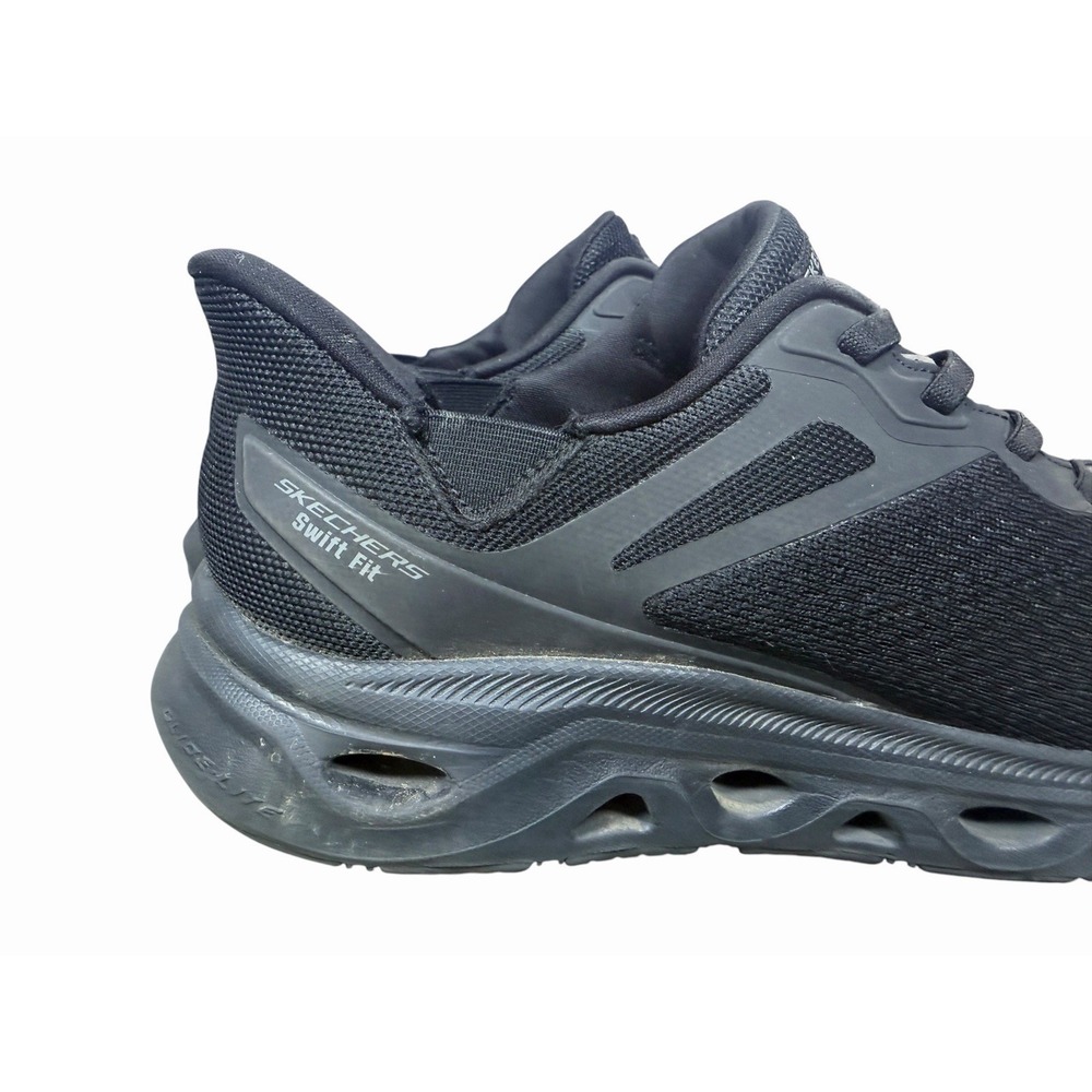 Skechers Mens Glide Lite Swift Fit Hands Free Slip On Walking Shoes Black 13 - Picture 5 of 15